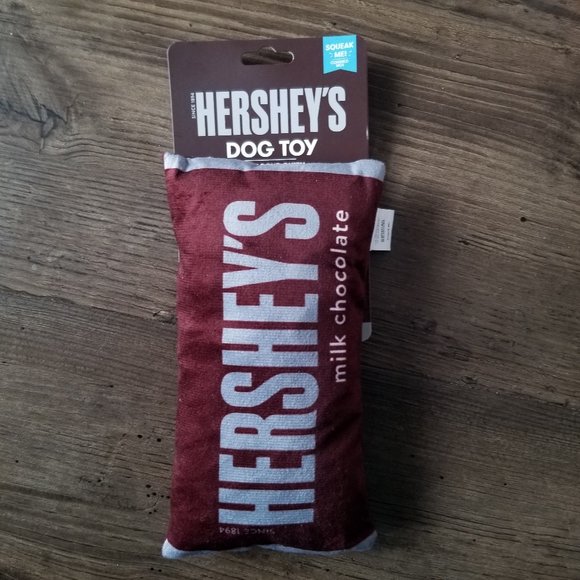 Hershey's Chocolate Dog Toy (Squeak and Crinkle) - Picture 1 of 3
